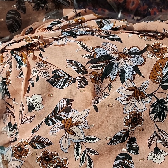 VERONICA BEARD Dakota Floral Silk Pink Mauve Multi Ruched Dress Sz 14 - Picture 7 of 7